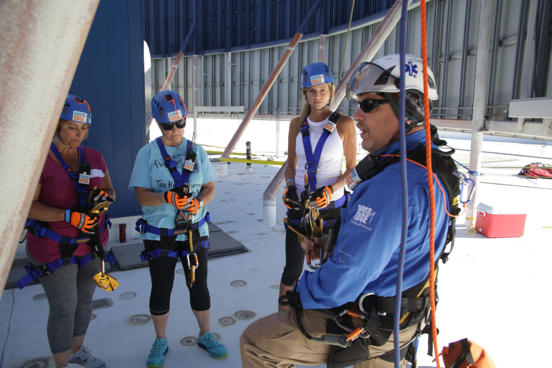 Lake Area United Way Rappelling